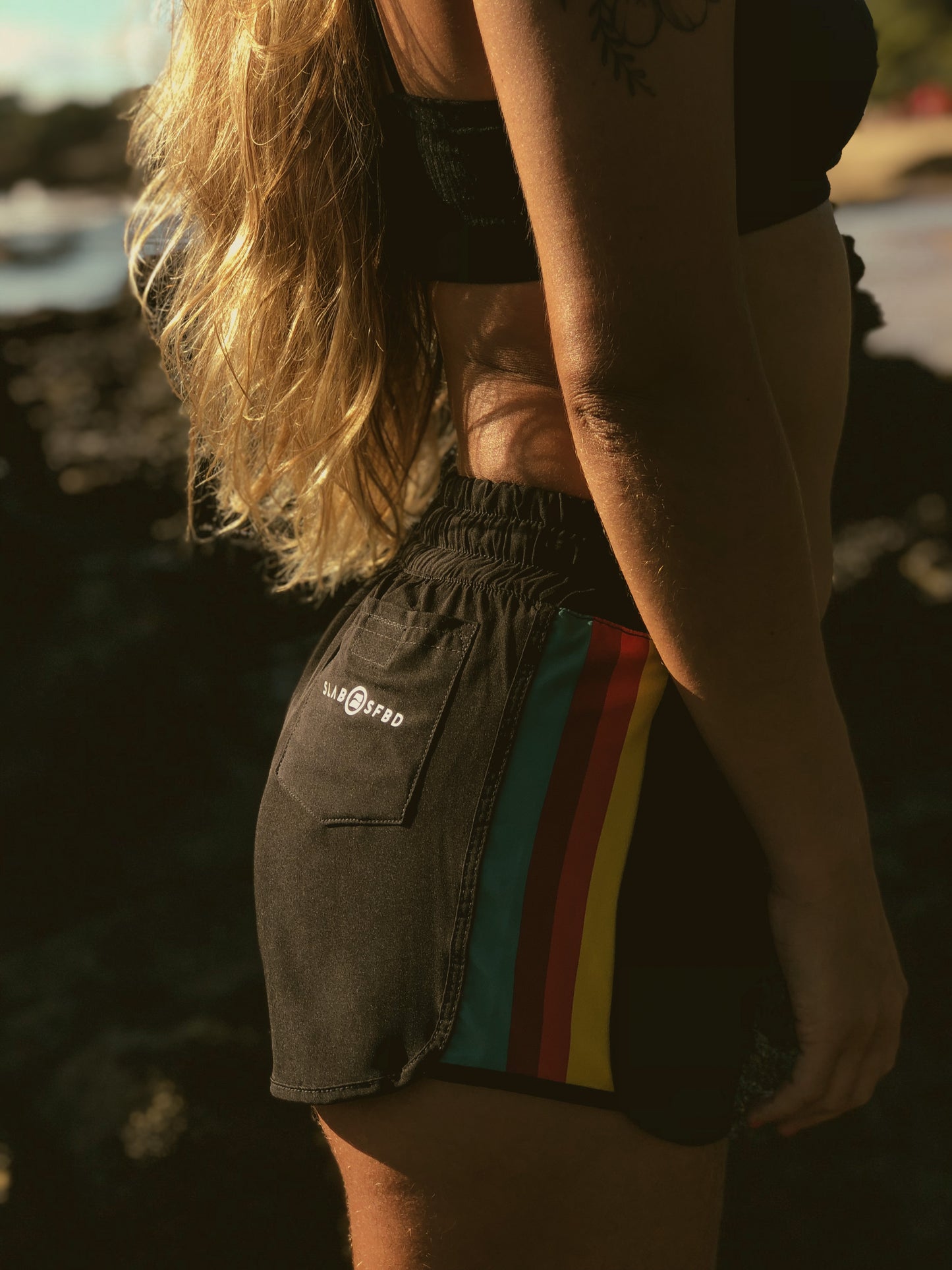 Short Feminino Listras